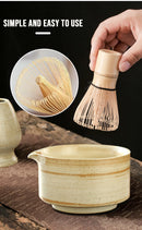 Coffret cadeau Matcha japonais, bol Matcha pour cérémonie du thé, fouet en bambou, broyeur, brosses, porte-outils pour le thé, accessoires pour le thé