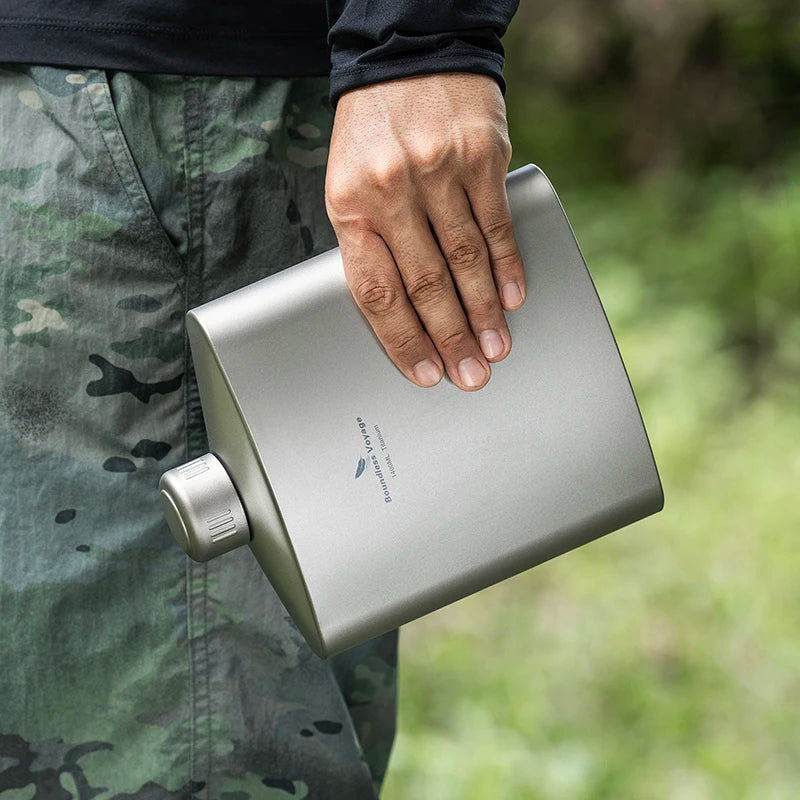 Gourde Titanium 1,4 L Ultra Légère Antifuite | Idée Cadeau Noël & Anniversaire
