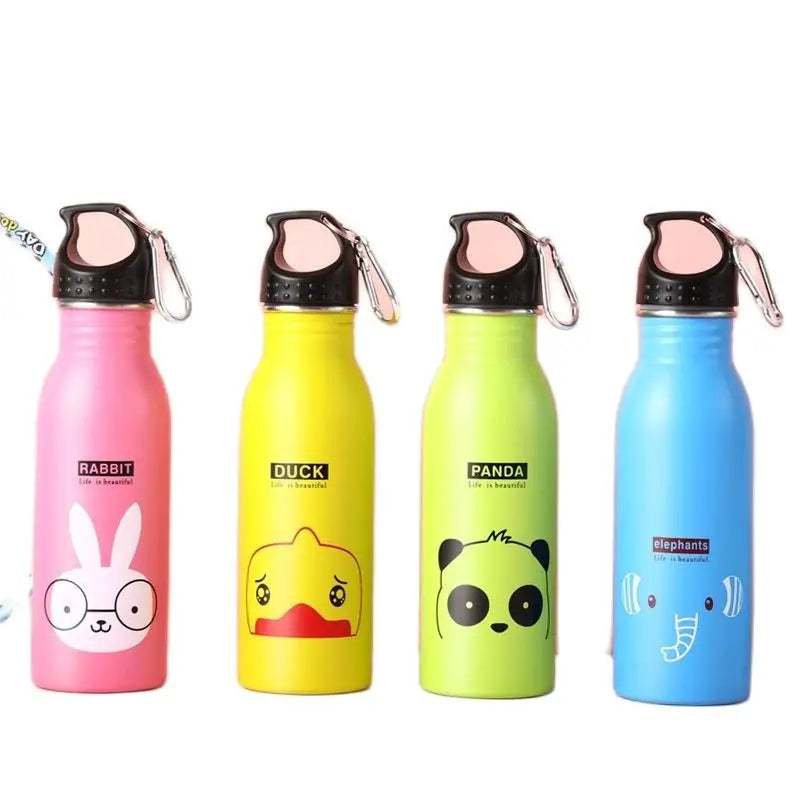 Gourde Enfant Inox 500 ml – 8 Coloris | Idée Cadeau Noël, Anniversaire & Rentrée