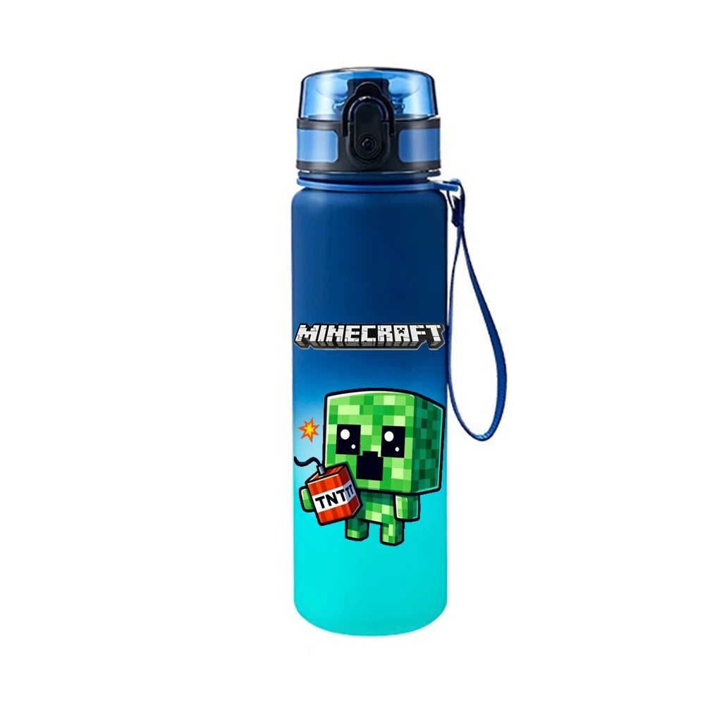 Gourde Minecraft® 650 ml Enfant & Ado | Idée Cadeau Noël, Anniversaire & Rentrée Scolaire