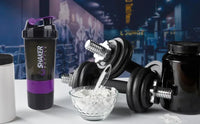 Bouteille de protéines SPIDER 500ml, Shaker de poudre avec récipient de stockage de poudre, grande bouteille d'eau avec boule d'agitation en fil