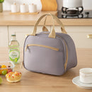Sac isolé à la mode, sac à déjeuner, sac à Bento, porte une boîte à déjeuner pour travailler ou l'école, sac à main, sac isolé en aluminium épais