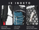 Gilet de course pour femmes et hommes, sangles de poitrine réglables, gilet d'hydratation de course avec flacon souple de 500ml, réfléchissant léger et respirant