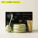 Coffret cadeau - Ensemble de cérémonie du thé japonais Matcha 4/5/6/7 pièces, bol en céramique Chawan, fouet en bambou et cuillère à thé, kit d'outils Matcha pour les amateurs de thé