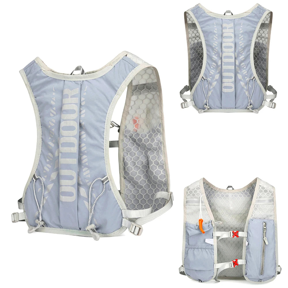 Gilet hydratation running VEXA – vue produit 25 – Nova Gourde