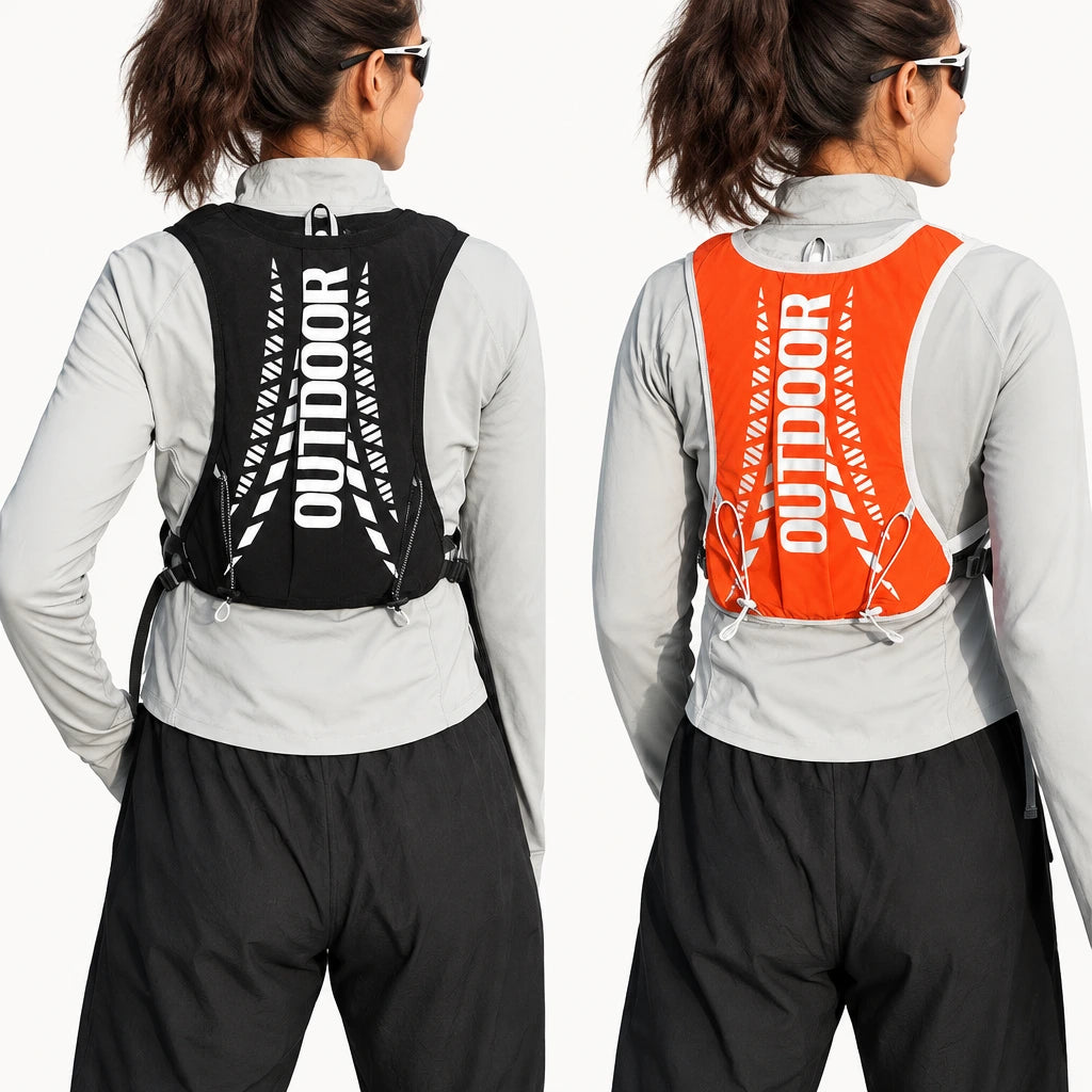 Gilet hydratation running VEXA – vue produit 27 – Nova Gourde