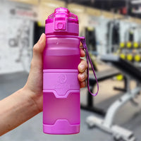 Gourde Shaker Protéines ZORRI – Sans BPA, Écologique, pour Fitness, Musculation, Randonnée et Sport