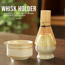 Coffret cadeau Matcha japonais, bol Matcha pour cérémonie du thé, fouet en bambou, broyeur, brosses, porte-outils pour le thé, accessoires pour le thé