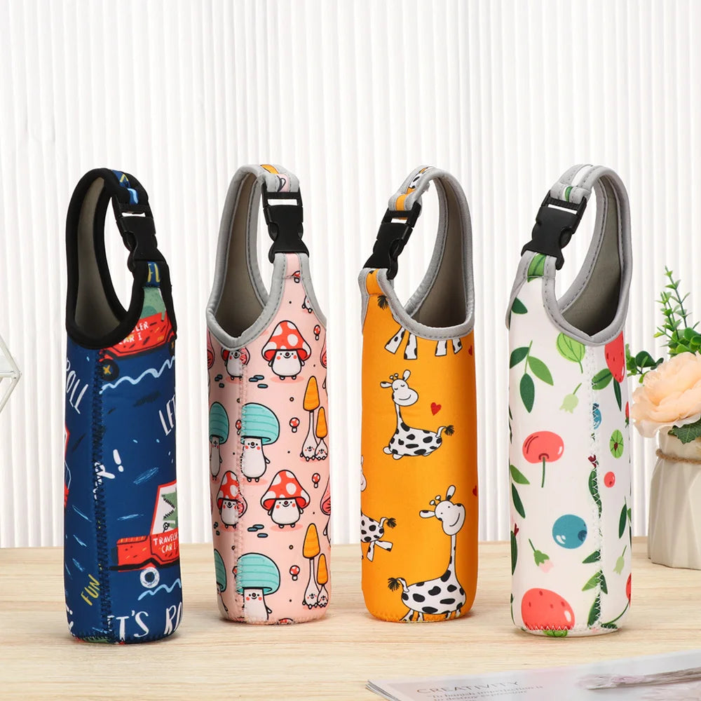 Sac de Transport Isotherme pour Gourde – Housse de Protection avec Bandoulière