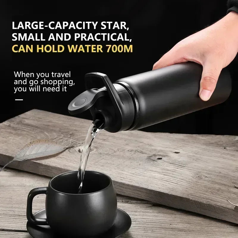 Gourde en acier inoxydable vélo bouteille d'eau - sport voyage
