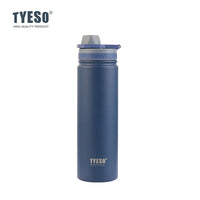 Bouteille isotherme TYESO pour voiture, gourde isolée, gobelet à eau pour les sports de plein air, les voyages, flacons sous vide, tasse thermique en acier inoxydable