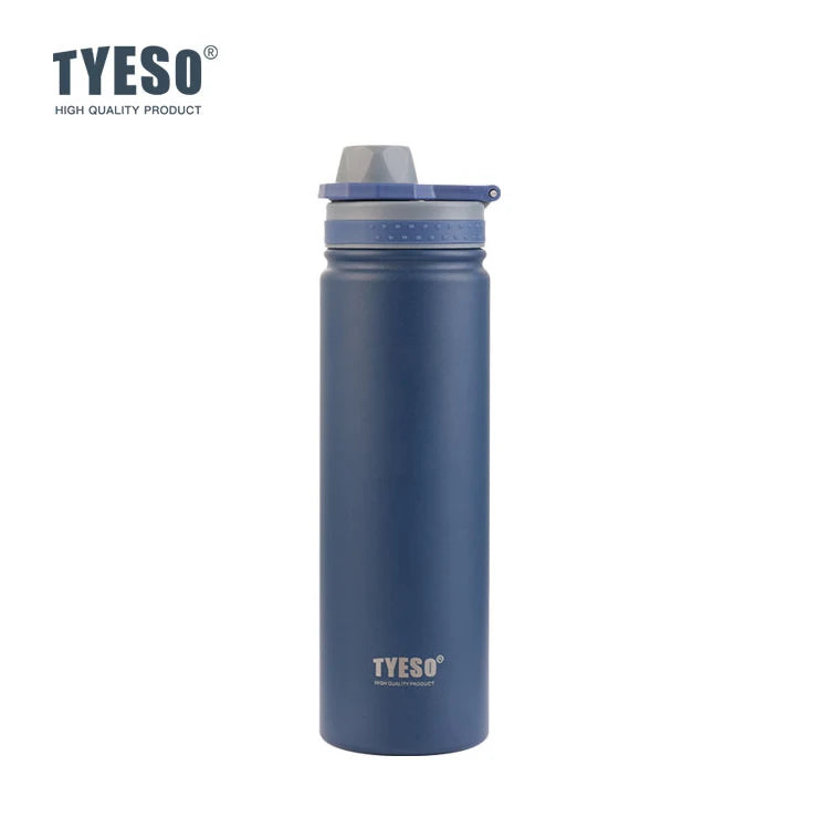 Bouteille isotherme TYESO pour voiture, gourde isolée, gobelet à eau pour les sports de plein air, les voyages, flacons sous vide, tasse thermique en acier inoxydable