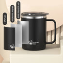 Gourde Thermos 500 ml avec Poignée – Café, Thé & Matcha | Idée Cadeau Homme Noël & Anniversaire