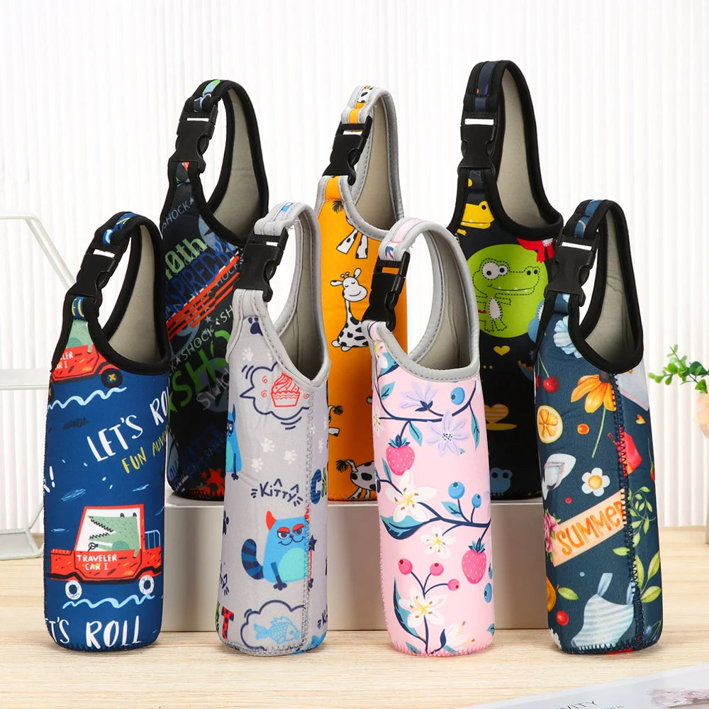 Sac de Transport Isotherme pour Gourde – Housse de Protection avec Bandoulière