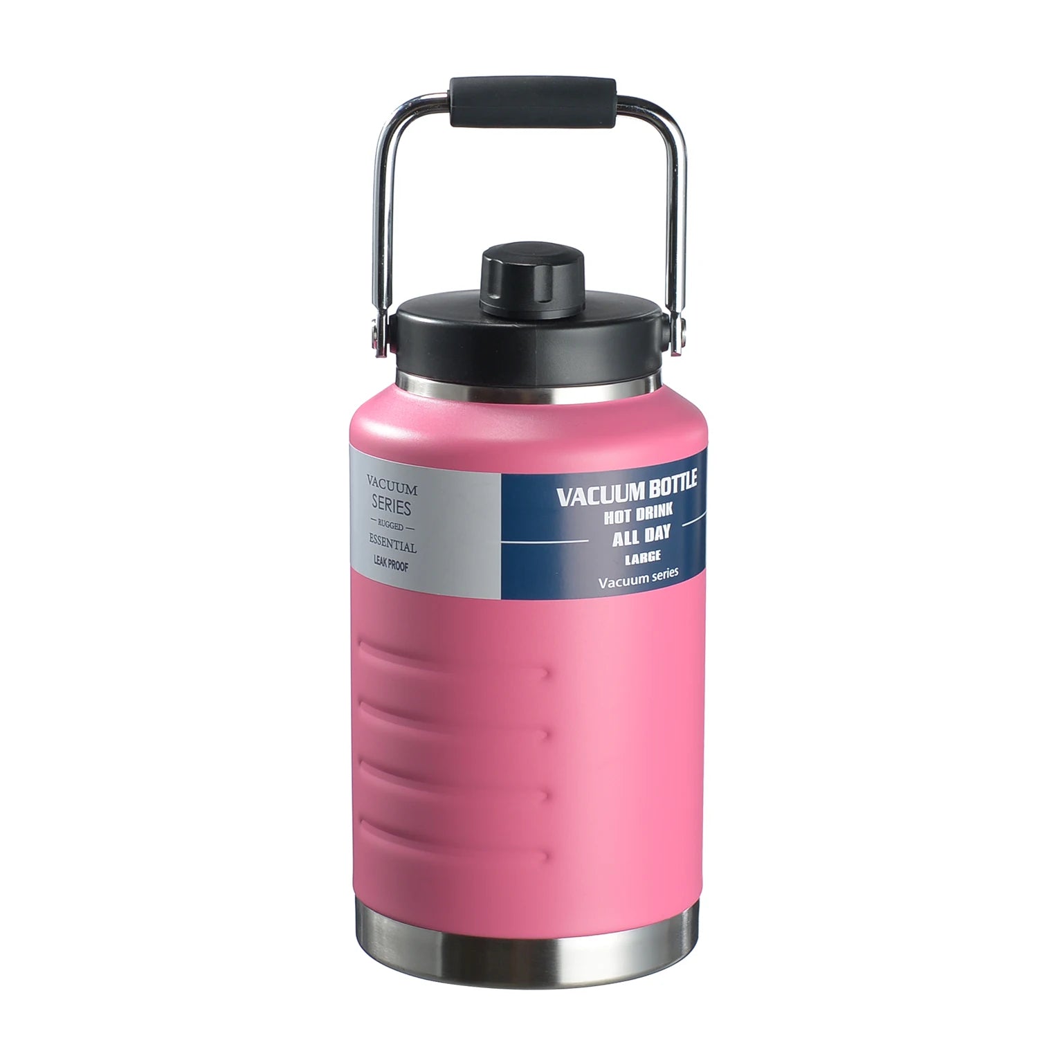 Gourde XXL Isotherme 2L – Grande Capacité en Acier Inoxydable pour Randonnée, Camping, Van Life & Sport