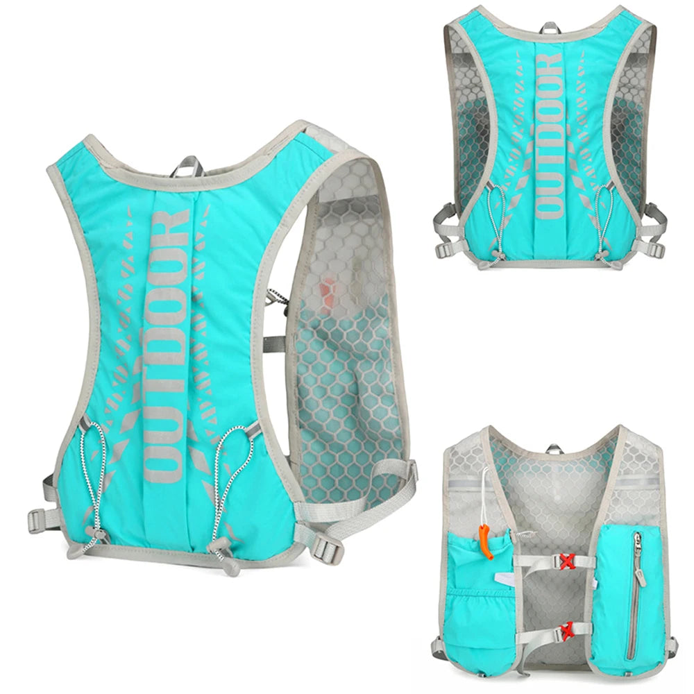 Gilet hydratation running VEXA – vue produit 23 – Nova Gourde