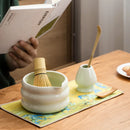 Coffret cadeau - Ensemble Matcha japonais, bol Matcha, outil de pointe de thé, support à moustaches Matcha, 4/7 pièces