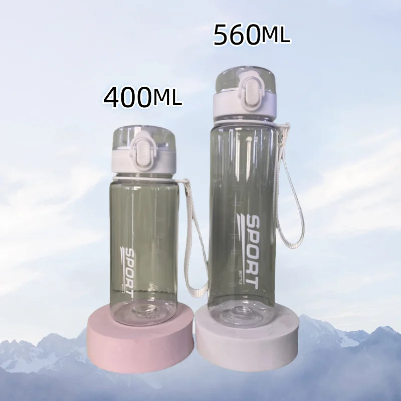 Bouteille d'Eau Portable Sans BPA, de Haute Qualité, pour Randonnée, 400ml, 560ml