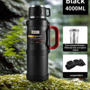 Gourde Thermos avec Gobelet Intégré – Multi-Capacité pour Sport, Randonnée, Camping et Van Life