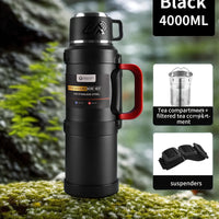 Gourde Thermos avec Gobelet Intégré – Multi-Capacité pour Sport, Randonnée, Camping et Van Life