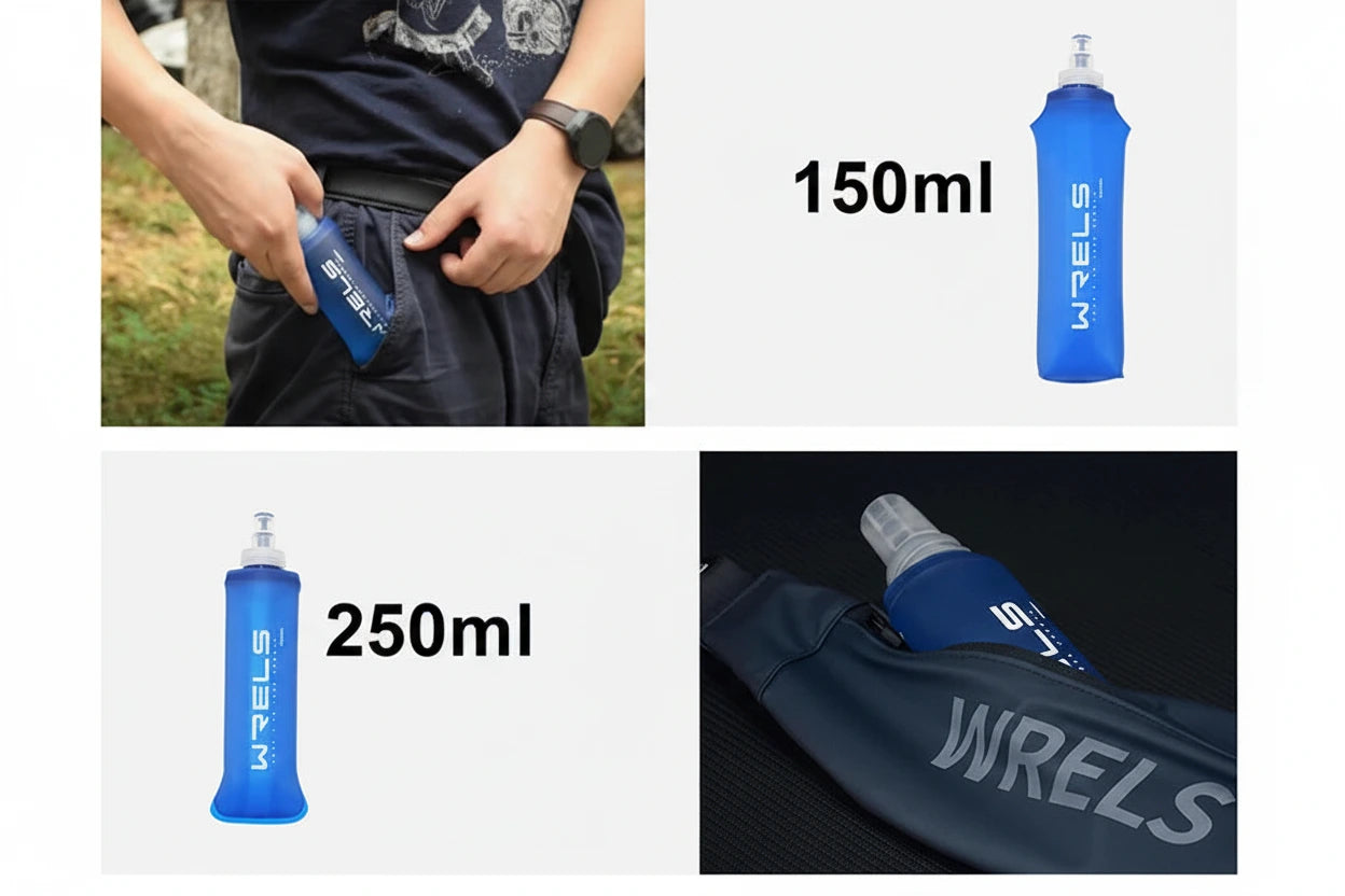 Gourde Souple Compacte – Flasque de Running Réutilisable - Différents formats