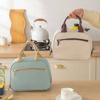 Sac isolé à la mode, sac à déjeuner, sac à Bento, porte une boîte à déjeuner pour travailler ou l'école, sac à main, sac isolé en aluminium épais