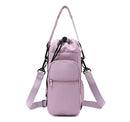 Sac de bouteille d'eau Portable avec sangle réglable, tasses thermiques, housse de protection isolée, poche pour téléphone, sac de voyage pour Sports de plein air