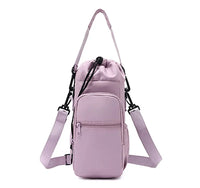 Sac de bouteille d'eau Portable avec sangle réglable, tasses thermiques, housse de protection isolée, poche pour téléphone, sac de voyage pour Sports de plein air