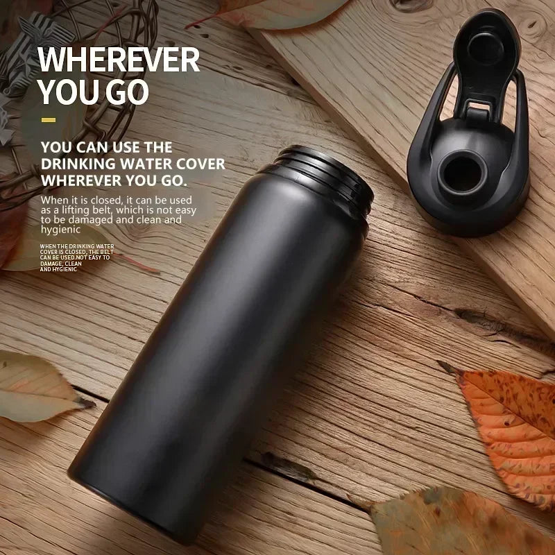 Gourde en acier inoxydable vélo bouteille d'eau - sport voyage