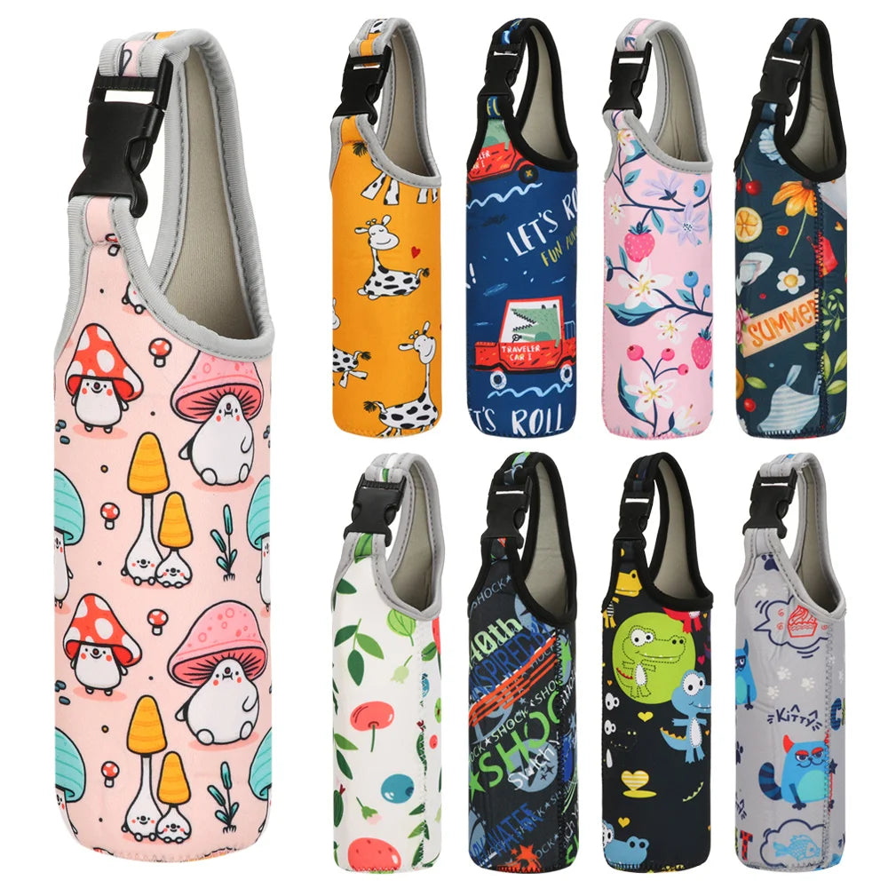 Sac de Transport Isotherme pour Gourde – Housse de Protection avec Bandoulière
