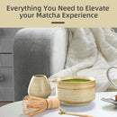 Coffret cadeau Matcha japonais, bol Matcha pour cérémonie du thé, fouet en bambou, broyeur, brosses, porte-outils pour le thé, accessoires pour le thé