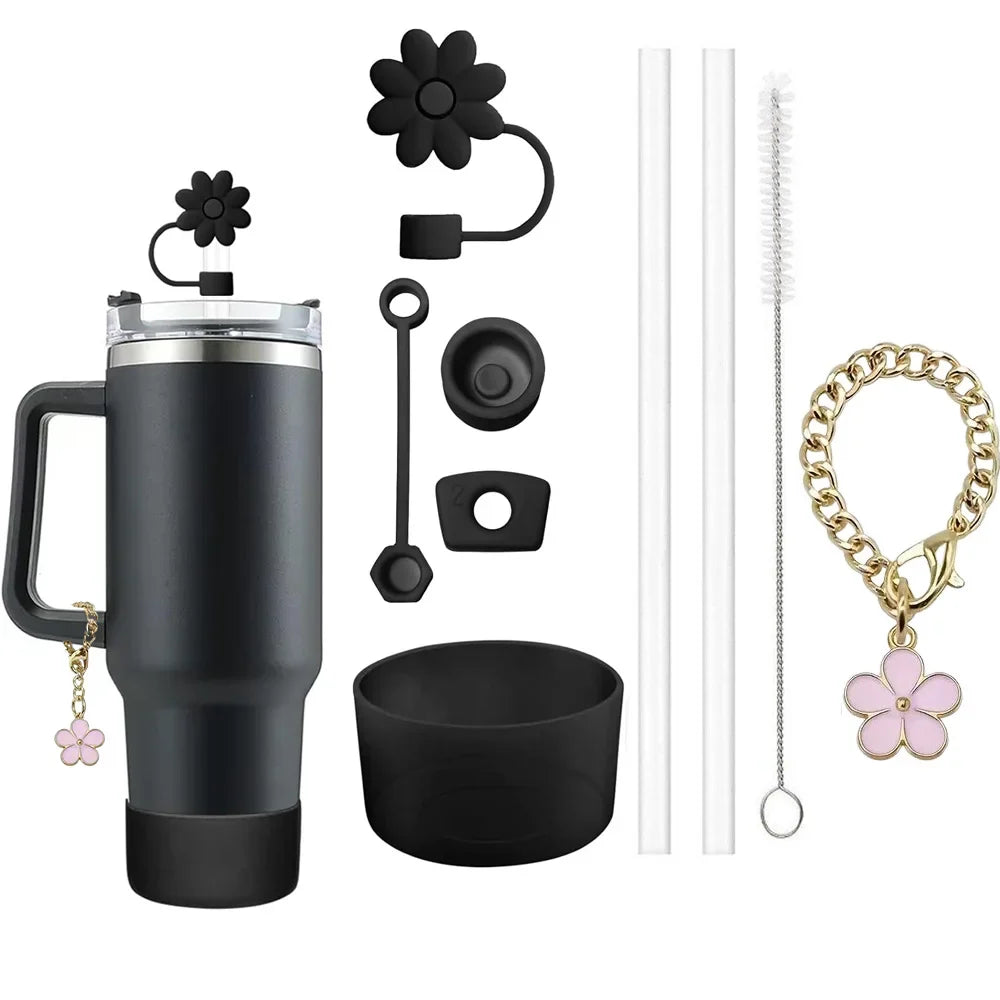 Accessoires Set KITTY Noir Gourde