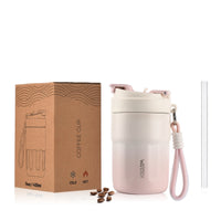 Gourde Ava inox utilisée pour le sport, légère, pratique et sans condensation extérieure