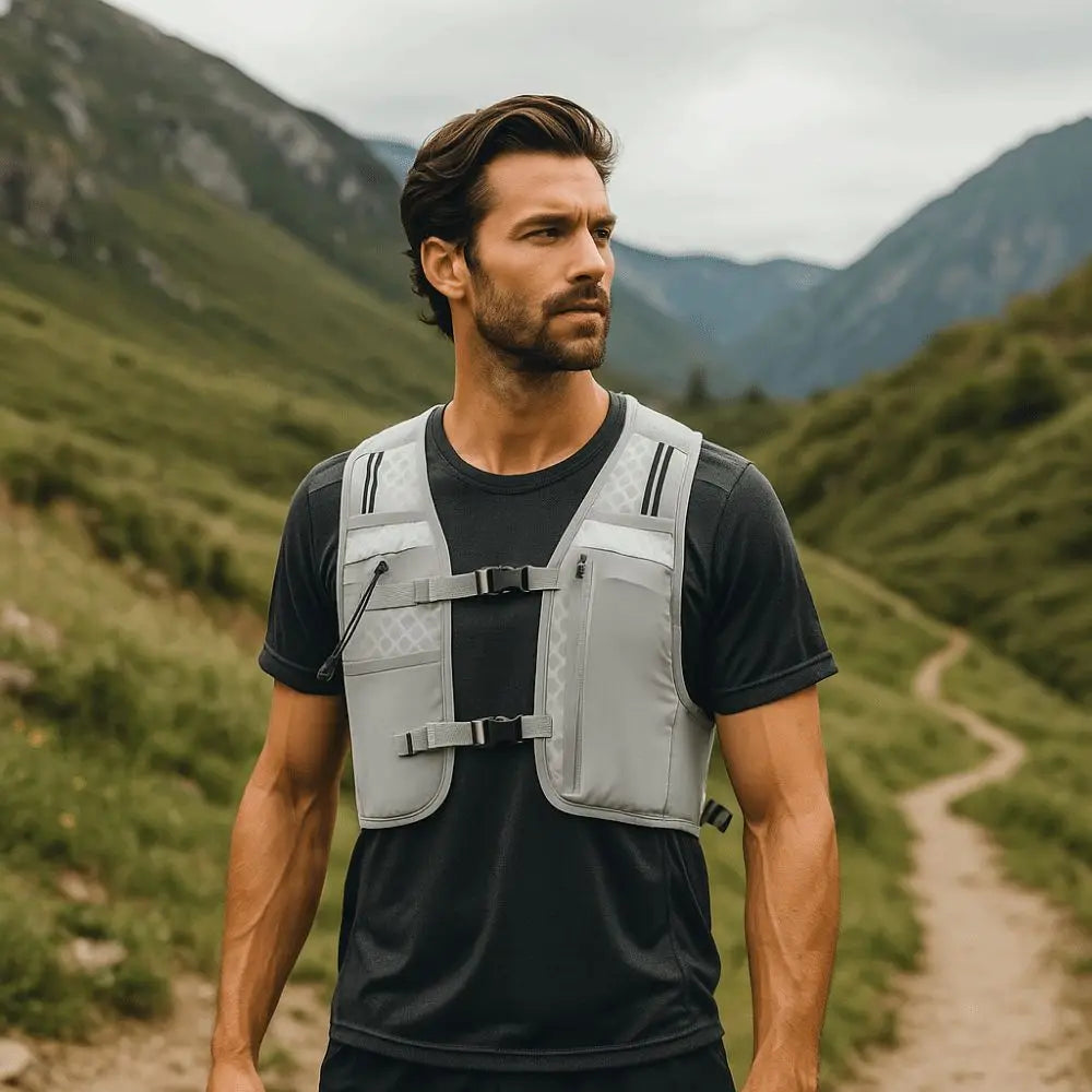 Gilet hydratation 4L SELA – vue produit 17 – Nova Gourde
