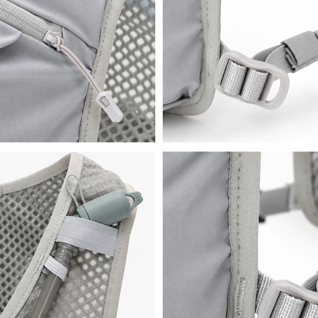 Gilet hydratation 5L NARO – Mesh respirant & réglable