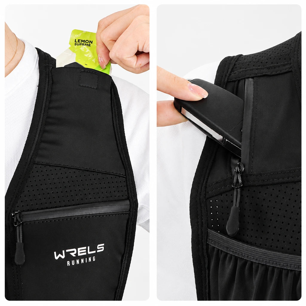 Gilet hydratation running MAVO – vue produit 11 – Nova Gourde