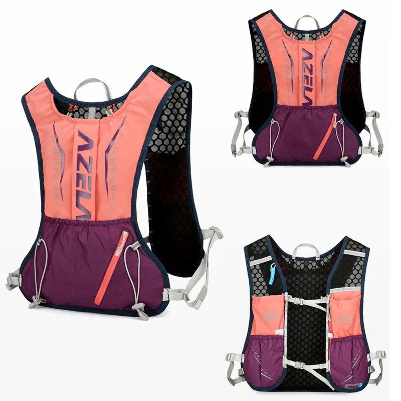 Gilet hydratation trail TYRA – vue produit 5 – Nova Gourde