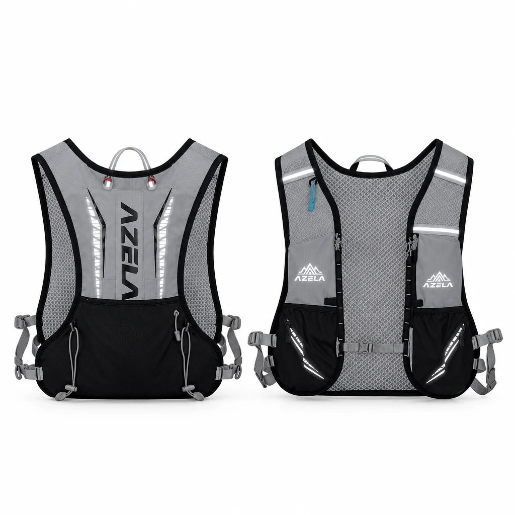 Gilet hydratation trail TYRA – vue produit 6 – Nova Gourde