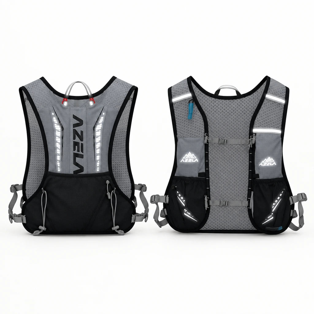 Gilet hydratation trail TYRA – vue produit 17 – Nova Gourde