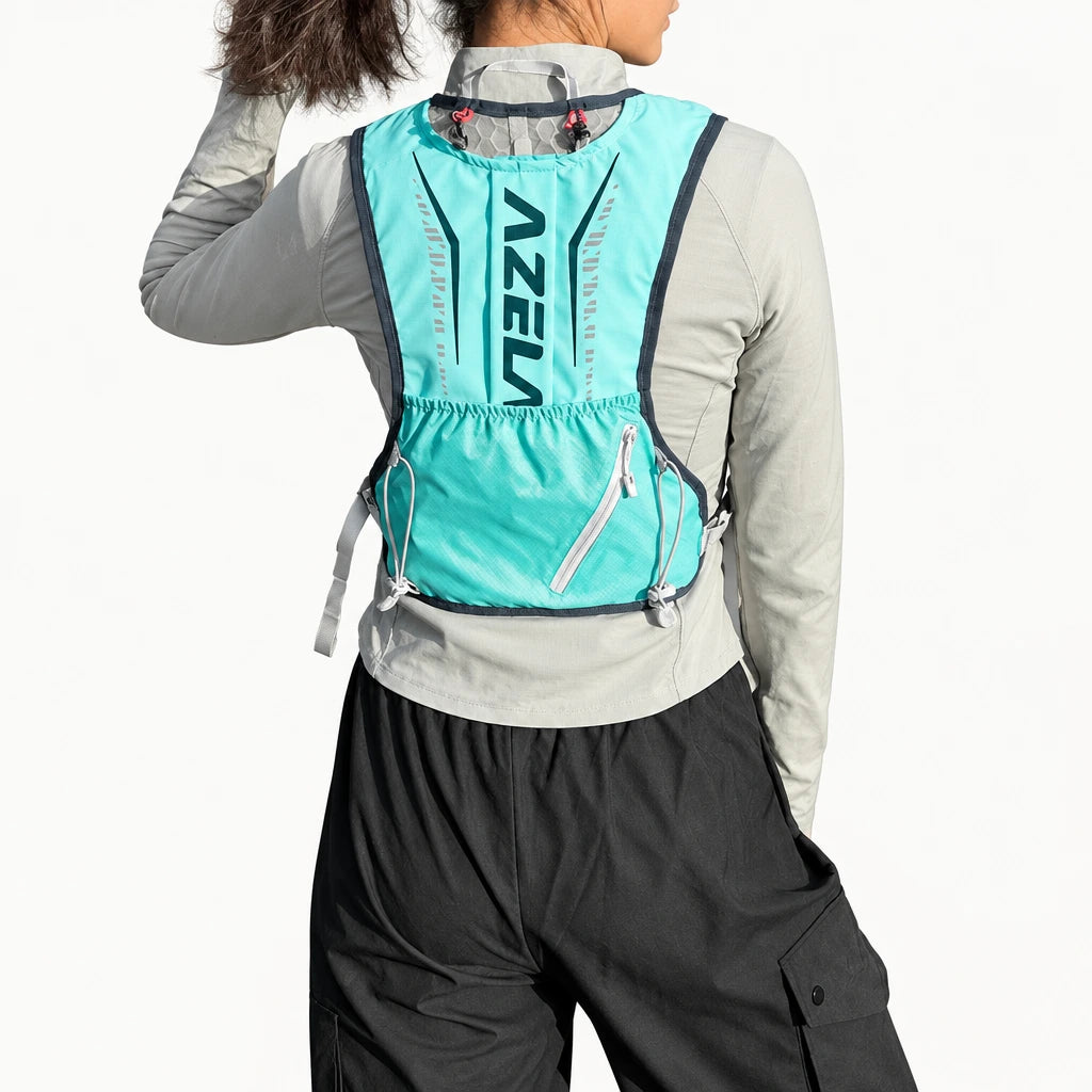Gilet hydratation trail TYRA – vue produit 22 – Nova Gourde