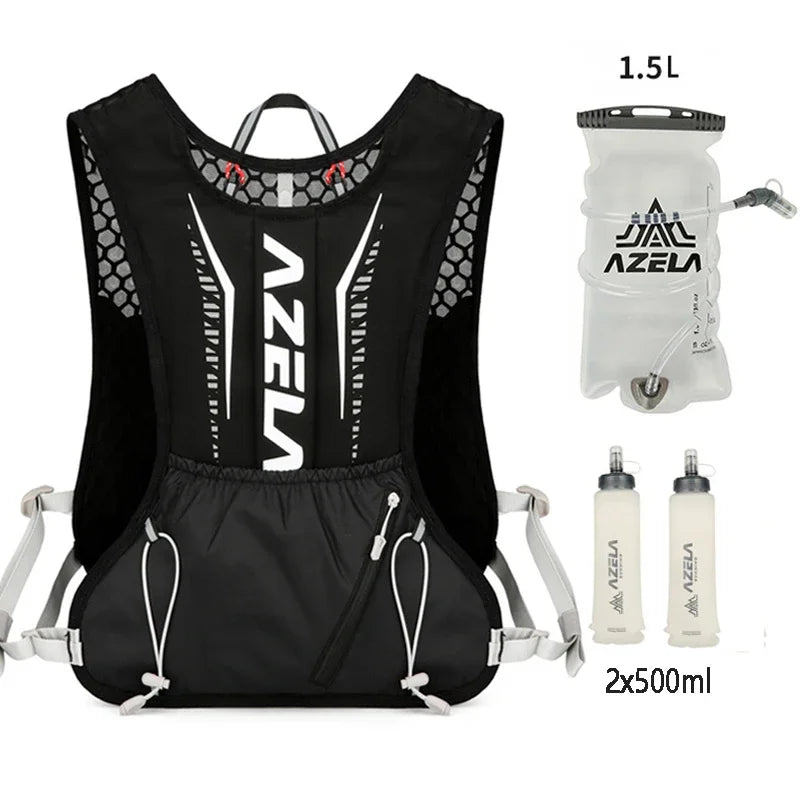 Gilet hydratation trail TYRA – vue produit 45 – Nova Gourde