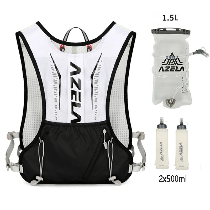 Gilet hydratation trail TYRA – Nylon & poche à eau en option