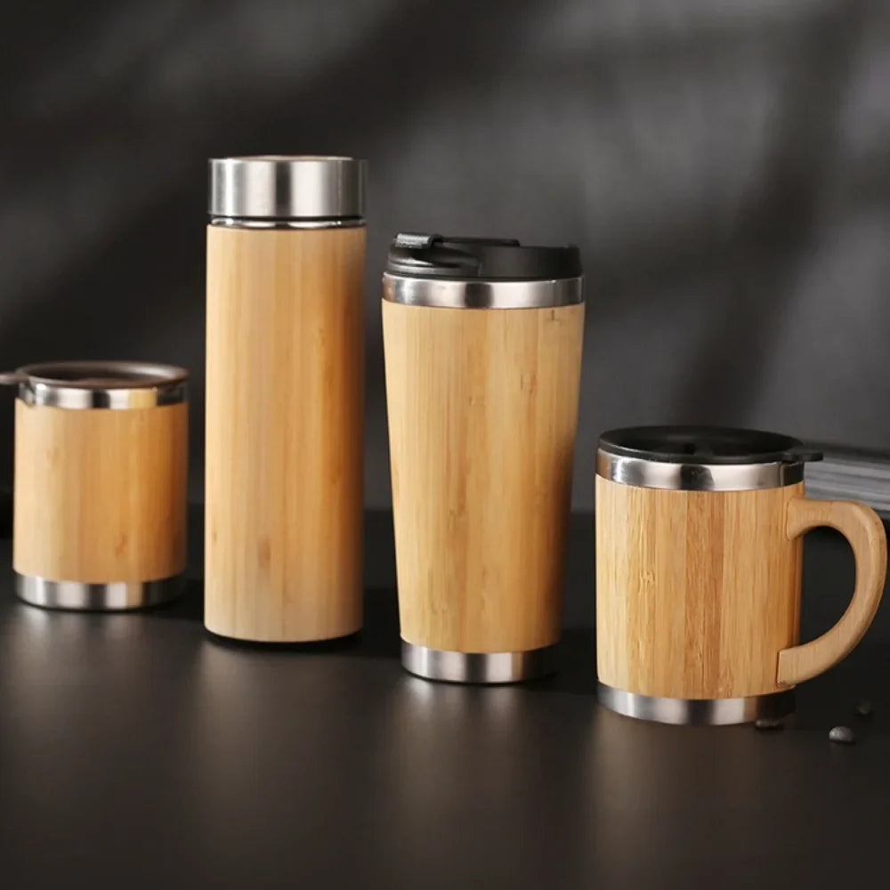 Mini gourde isotherme bambou KYRO 250 ml