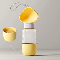Gourde NAPO Jaune avec bol Gourde