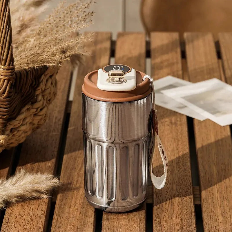 Mug isotherme inox OZIA – Température LED