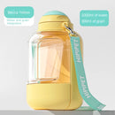 Gourde PAKO Jaune 1000ml avec bocal Gourde