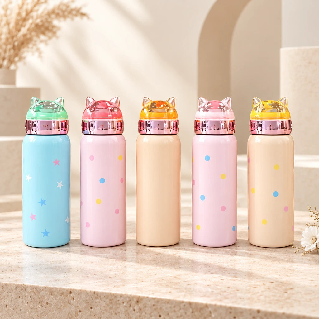Gourde enfant isotherme inox POMI 400 ml