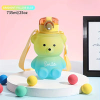 Gourde POPY Jaune et Bleu 735ml Gourde