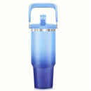Gourde Tori 1 L avec paille refermable et design moderne en couleurs pastel