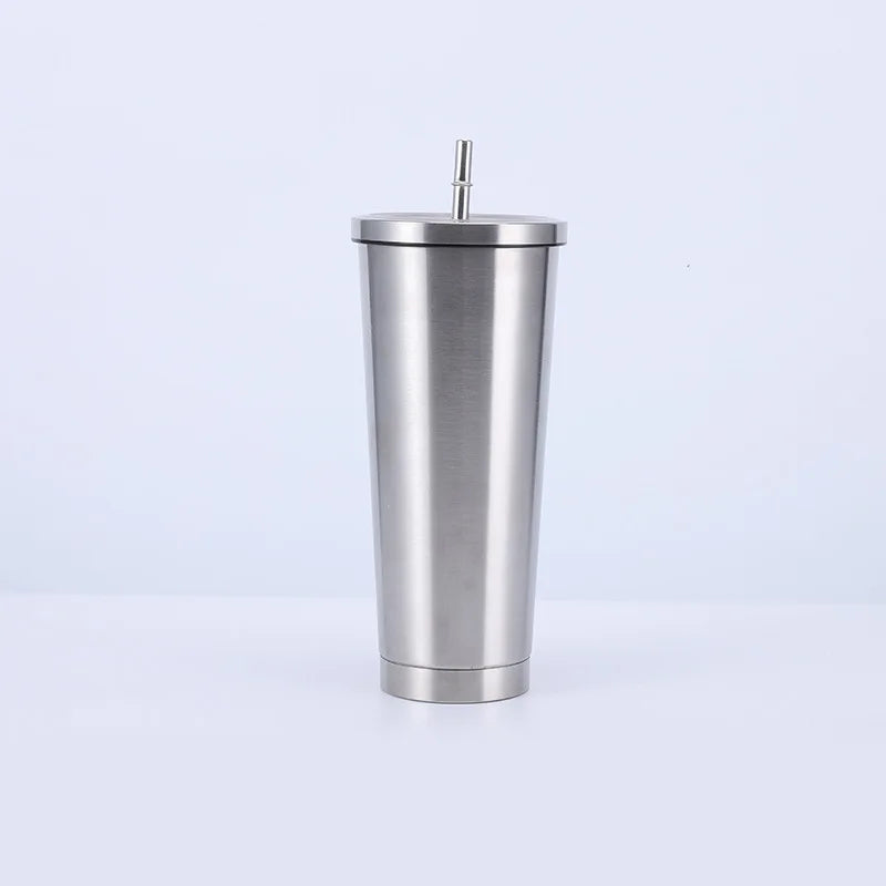 Gourde thermique Nubo chromée 500 ml, conserve boissons froides 24 h et chaudes 12 h